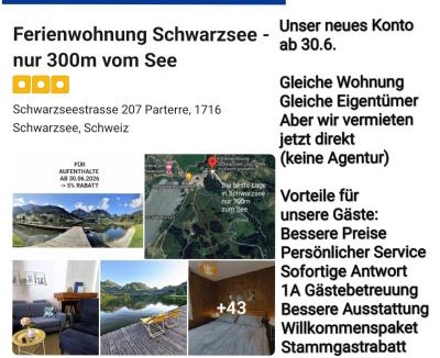 Schwarzsee Apartment | Ferienwohnung Schwarzsee