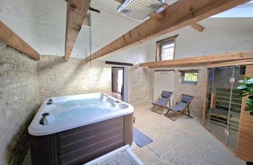 Ruffey-les-Beaune Villa | Ferme spacieuse climatisée, SPA & Pétanque