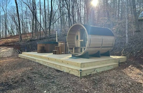 Travelers Rest Cabin | Field Trip Unit 23 A-Frame/Cozy A-Frame with private fire pit