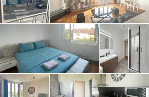 Moret-sur-Loing Apartment | Fil de l'eau - Grand T2 rénové - Commerces à pied