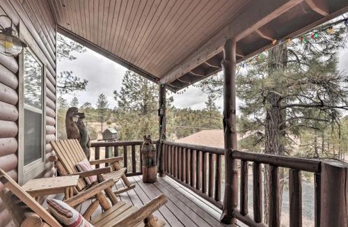 Overgaard House | Fire Pit and Game Room Heber-Overgaard Cabin!