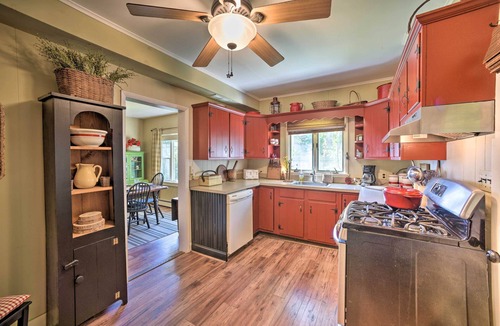 Speculator House | Fire Pit & Beach: Lake Pleasant Home w/Views