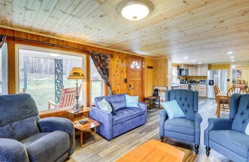 Cosby House | Fire Pit & Covered Deck! Cozy, Rustic Cosby Cabin