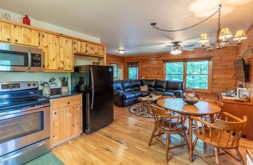 Robbinsville Cabin | Fire Pit - Covered Porch - Gas Grill