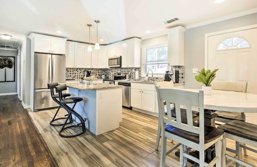 Collier Heights House | Fire Pit & Deck: Home 7 Mi to Mercedes-Benz!