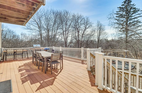 Long Pond Cottage | Fire Pit + Game Room: Spacious Poconos Retreat!