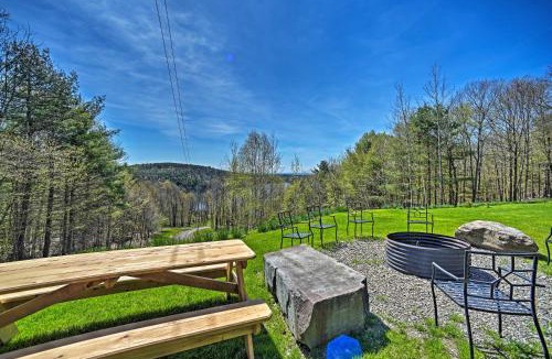 Milford Apartment | Fire Pit + Gas Grill: Secluded Studio in Milford!