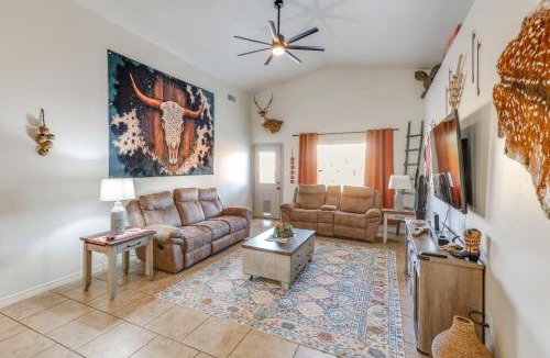 Carlsbad House | Fire Pit, Pets Welcome: Home 4 Mi to Dtwn Carlsbad