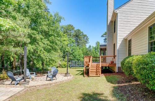 Holly Glen House | Fire Pit + Pool Access: Quiet Holly Springs Home