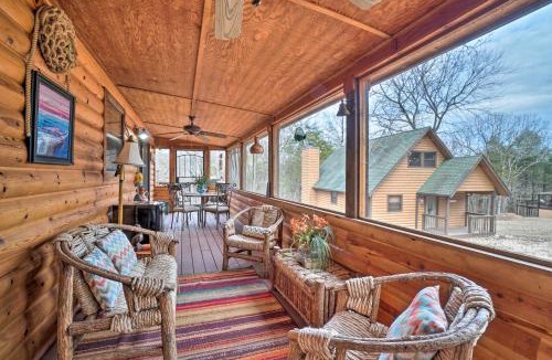 Golden House | Fire Pit + Views: Family Cabin on Table Rock Lake
