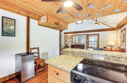 Tarpley Cabin | Fire Pit, Views: Peaceful Texas Hill Country Cabin