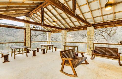 Tarpley House | Fire Pit, Views: Peaceful Texas Hill Country Cabin