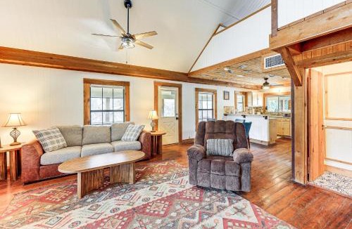 Tarpley House | Fire Pit, Views: Peaceful Texas Hill Country Cabin