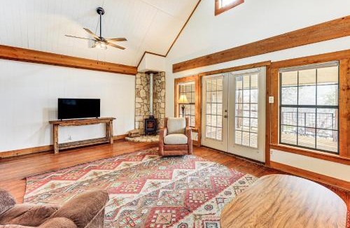 Tarpley House | Fire Pit, Views: Peaceful Texas Hill Country Cabin