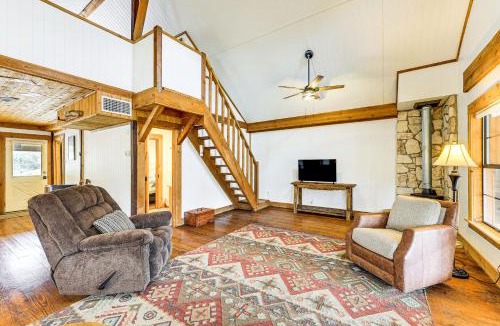 Tarpley House | Fire Pit, Views: Peaceful Texas Hill Country Cabin