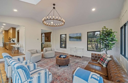 Suffern House | Fire Place, Game Room & Backyard | Family Retreat
