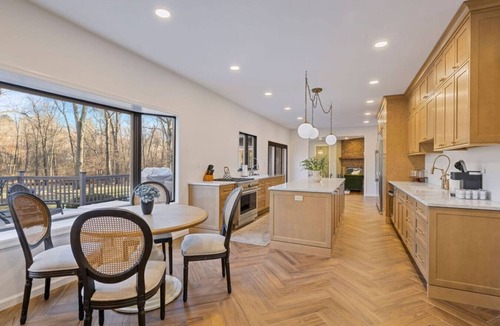 Suffern House | Fire Place, Game Room & Backyard | Family Retreat