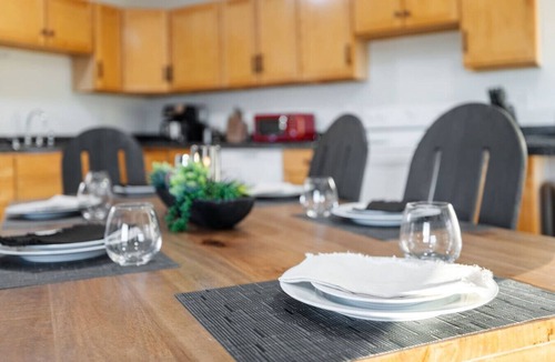 Custer Villa | Fireside Haven | Hot Tub + Downtown Walkable