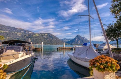 Darligen Apartment | Fischerhüsli directly on lake Thun