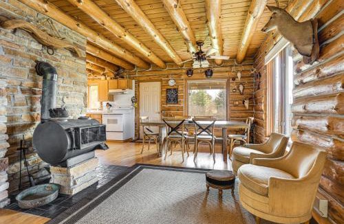 Hornell House | Fish & Hike on 180 Acres! Log Cabin in Almond