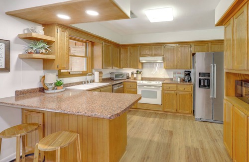 Swinging Bridge Village House | Fish, Hike & Relax: Heber Springs Family Home