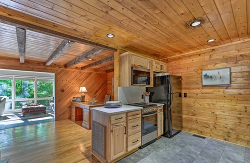 Moravian Falls Cabin | Fish, Hike & Relax: Forest-View Morovian Falls Gem