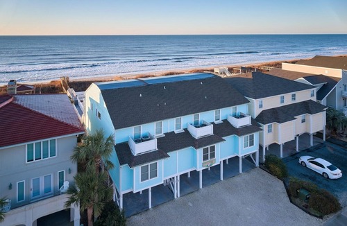 Ocean Isle Beach House | Five Bedroom Oceanfront Triplex Unit E