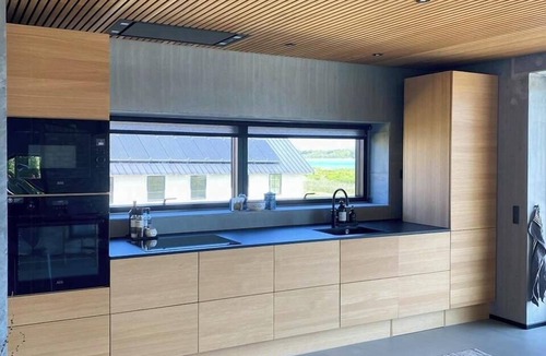 Tambohuse House | Fjord view in modern home in Thyholm