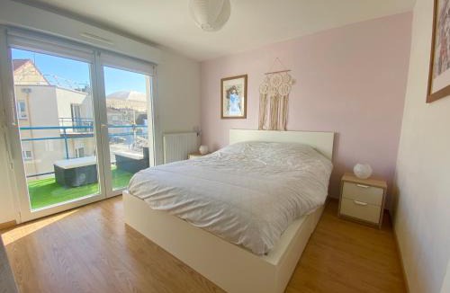 Le Portel Apartment | Fl’Heurt de Mer appartement au pied de la plage, vue mer