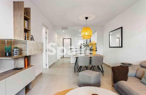 Playa Flamenca Apartment | Flamenca village Swimming Pool views 2 bedroom ground floor with garden
