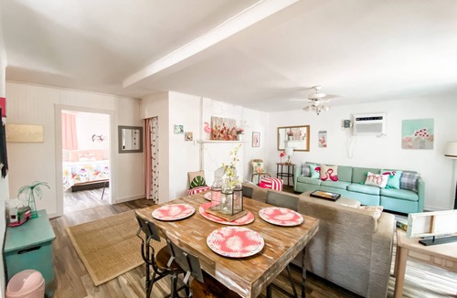 Pedernales Bend Cottage | Flamingo Cottage looking at the Pedernales River