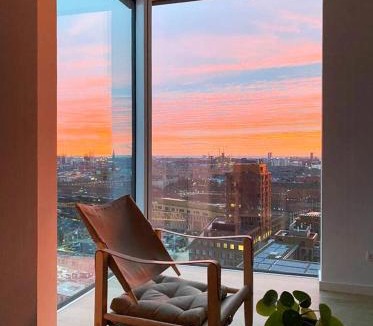 Vesterbro Apartment | Flat On 16Th Floor With View Of Øresund