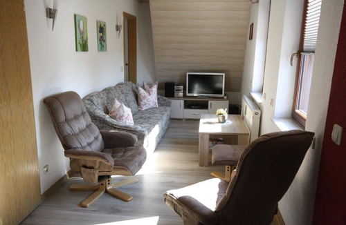 Sehmatal-Neudorf Apartment | Flat "Panoramablick" with mountain view