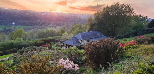 Manneville-la-Raoult House | Fleurs De Mai Cottage Heated Pool Playgrounds View
