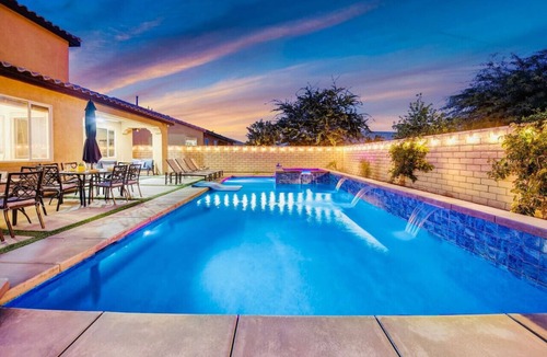 Coachella House | Flirty Flamingo/Huge Pool/Spa