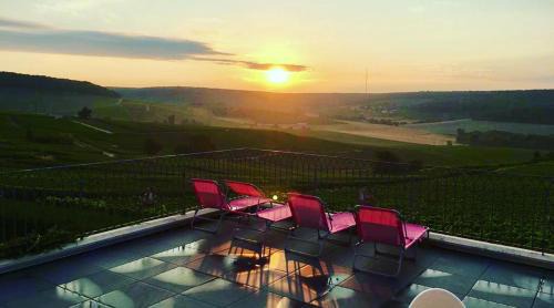 Fleury-la-Riviere House | FLORESSENS EN CHAMPAGNE Terrasse privative sur le vignoble