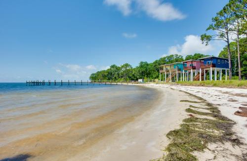 Carrabelle House | Florida Gulf Coast Getaway w/Dock & Beach Views