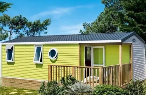 Saint-Aubin-sur-Scie House | Flower Camping Vitamin * - Mobile home Standard 32m2 (3 bedrooms) + TV + Terrace Covered - Arrival Saturday 6 people