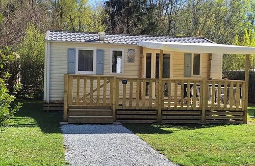 Leval House | Flower Camping du Lac de la Seigneurie * - Mobil home Ibiza COMFORT 26m2 (2 bedrooms) + Semi covered terrace of 18 m2 (new!) 4 people