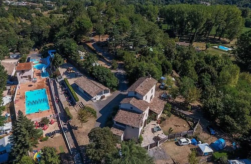 Anduze Ski Chalet | Flower CAMPING FAUVETS * - Chalet CLUB Standard 20m2 (2 bedrooms) + covered terrace 7m2 5 people
