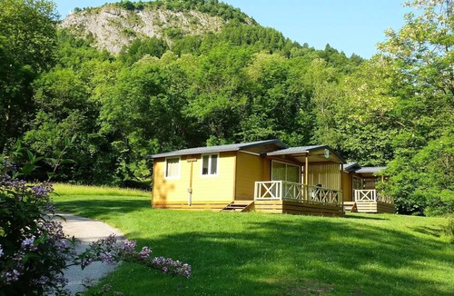 Vicdessos Ski Chalet | Flower Camping LA BEXANELLE * - Chalet Portland Premium 35m2 - 3 bedrooms + TV + LV + Terrace semi covered 6 people