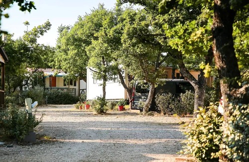 Banon House | Flower Camping le Epi Bleu * - Mobile home Standard 26m2 (2 bedrooms) + covered terrace 8m2 4 people