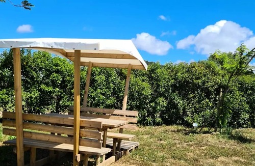 Bize-Minervois House | Flower Camping Olivigne * - Mobil home Comfort 2 bedrooms 28m2 + terrace 9m2 + air conditioning + TV 4 people