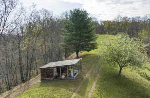Johnson City Cabin | Fluffy Bottom Farms- Serenity Cabin Tranquil cabin in charming Johnson City