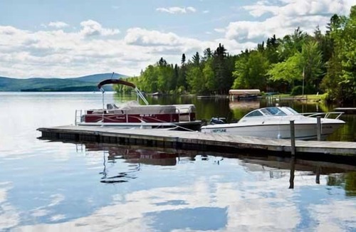 Oquossoc House | Flybuck - Shared waterfront area on Rangeley Lake