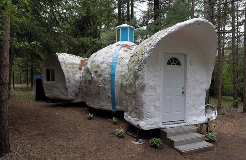 Durham Region House | Foam Dome Home - ome shaped space designed by Geordie and William Lishman.