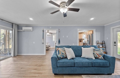 Foley Apartment | Foley Riverfront Escape Kayaks Firepit Near Beach