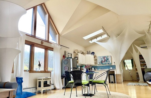 Ulster Park House | for the creative spirit, swimming dock on pond, horses to pet, Fire pit