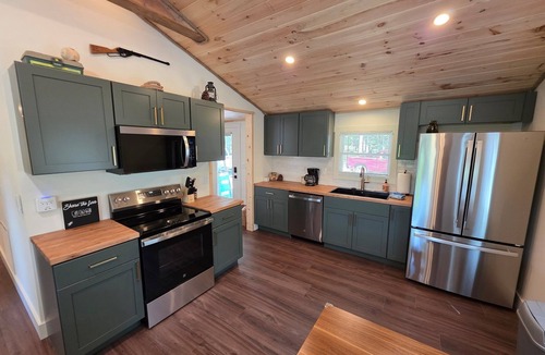 Baldwin Cabin | Foreman Lakefront Cabin Hot Tub Wi-Fi Dog Friendly