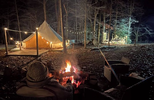 Stanton House | Forest Glamp Retreat Hot Tub & Fire